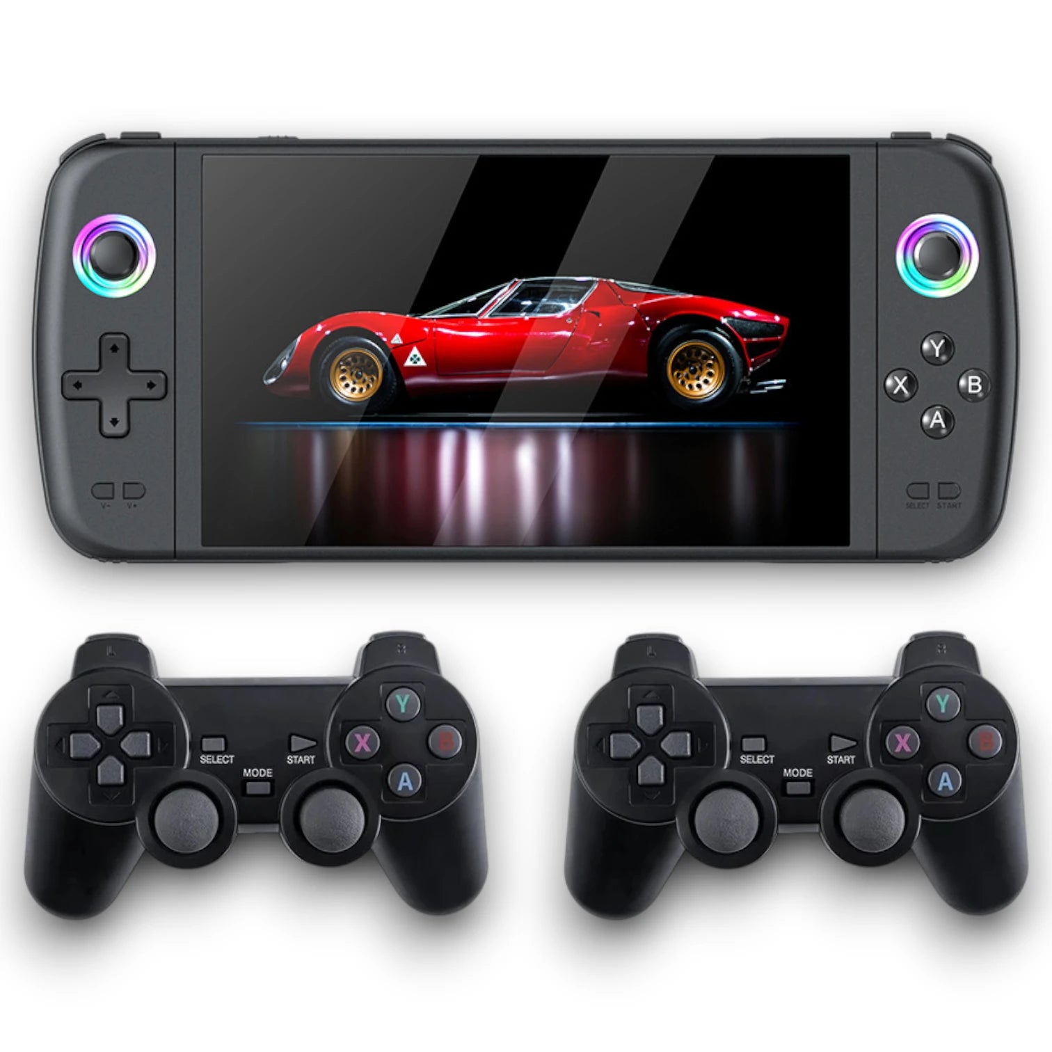 M27 Handheld Console | 7 Inch IPS 128GB 20000+ Games Wireless Support
#Color=Black,Nero