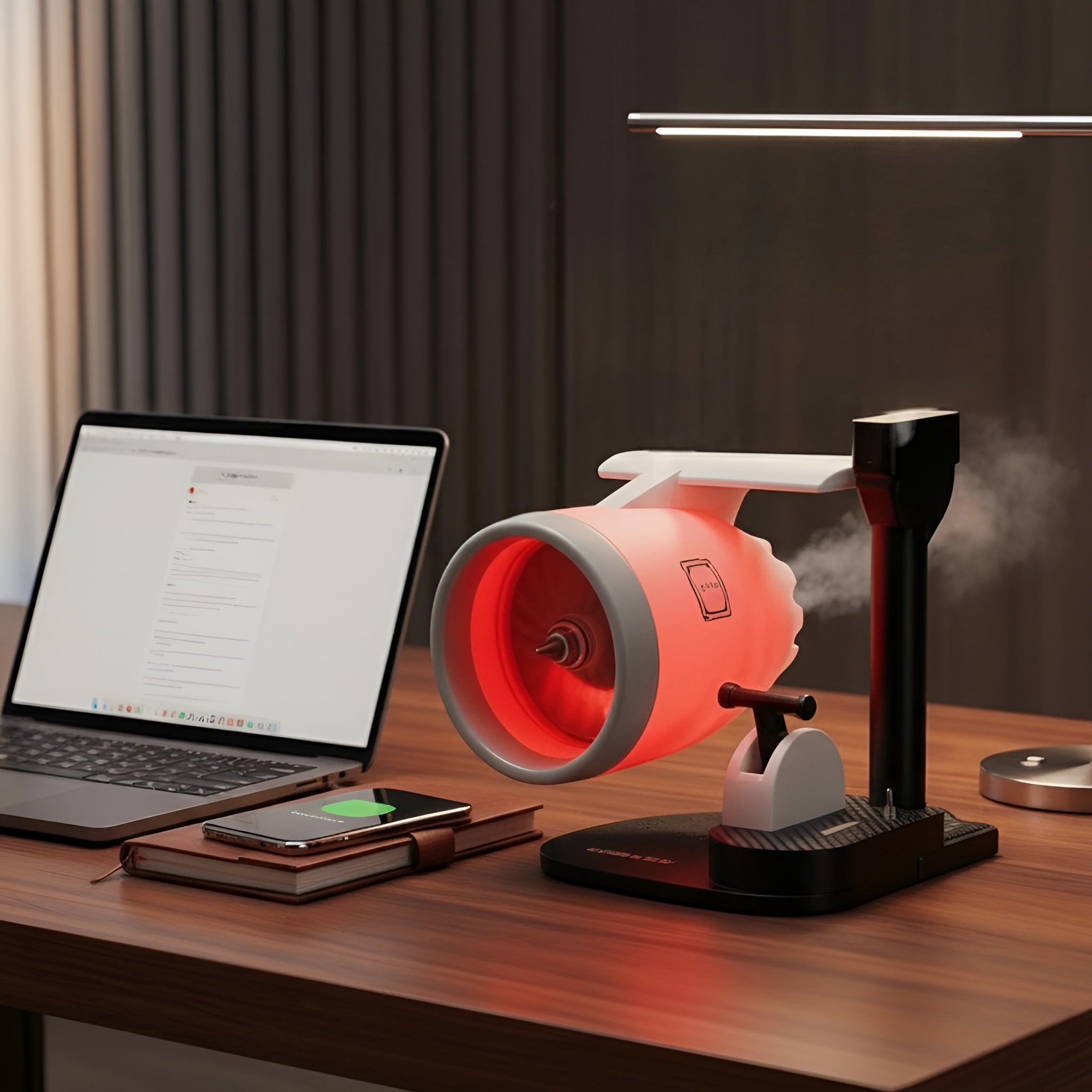 JetStream Pro Turbine Fan and Desktop Wireless Charger