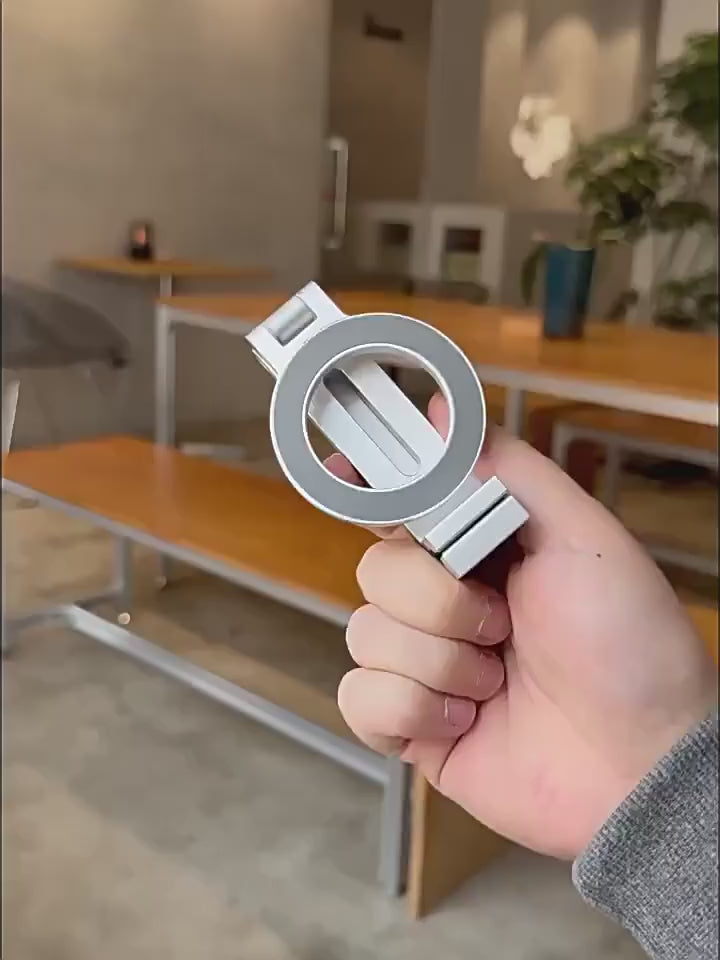 Magnetic Tripod Stand 360° Rotating Foldable Pocket Mount Compatible with iPhone and MagSafe Phones