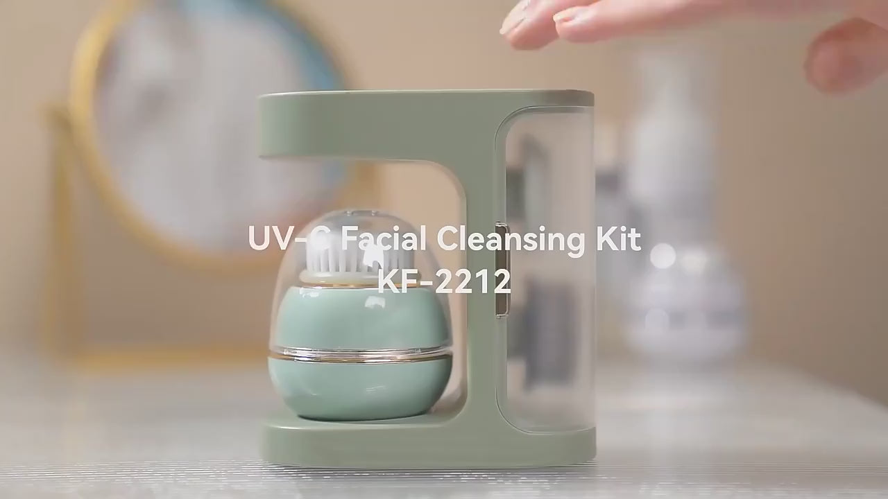 Bamboo Charcoal & Silicone Sonic Facial Cleanser Brush