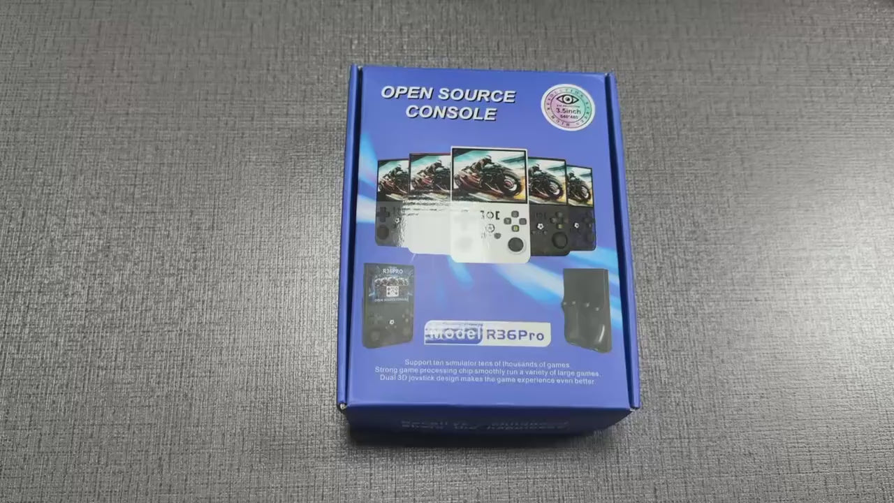 R36 Pro Console 640×480 Retro Handheld Gaming System with 64GB or 128GB Storage, TV Output, and Classic Arcade Support