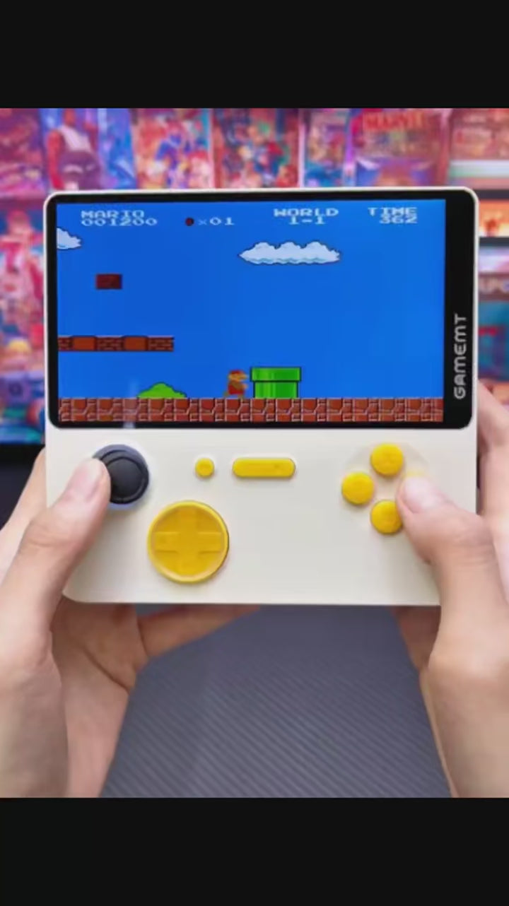 E5 Handheld Console Video Game Console 6000mAh Power Bank, 5-inch IPS Screen, 22W, Arcade Classic Gaming Console with Retro Games Machine
