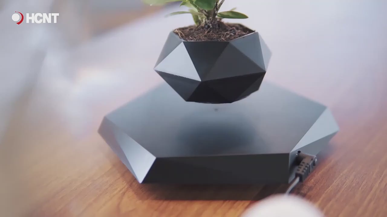 Magnetic Levitation Planter, Nordic Floating Flower Pot for Indoor Decor and Creative Home Gifts