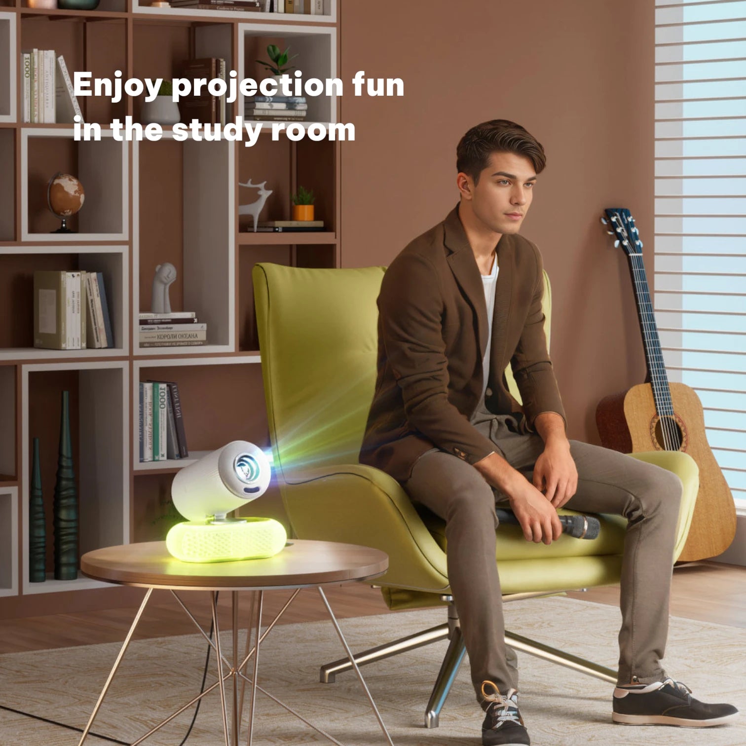 YT900 Smart Mini Projector Native 1080P Android 13 Auto Focus Keystone Portable Home Theater 