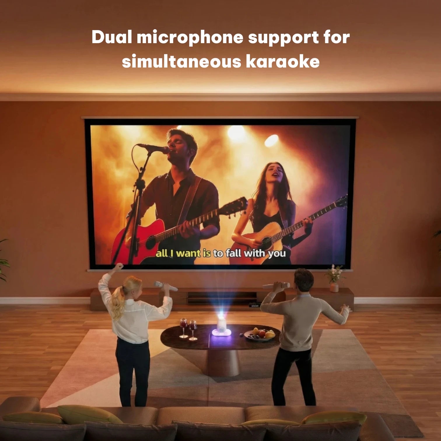 YT900 Smart Mini Projector Native 1080P Android 13 Auto Focus Keystone Portable Home Theater 