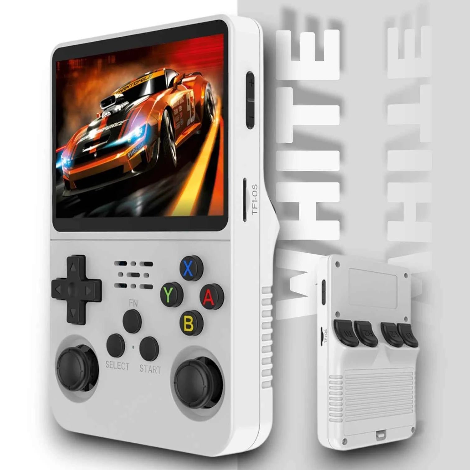 R36S Retro Handheld Console with 3.5 inch IPS Display, Open Source Linux System and Portable Classic Game Support