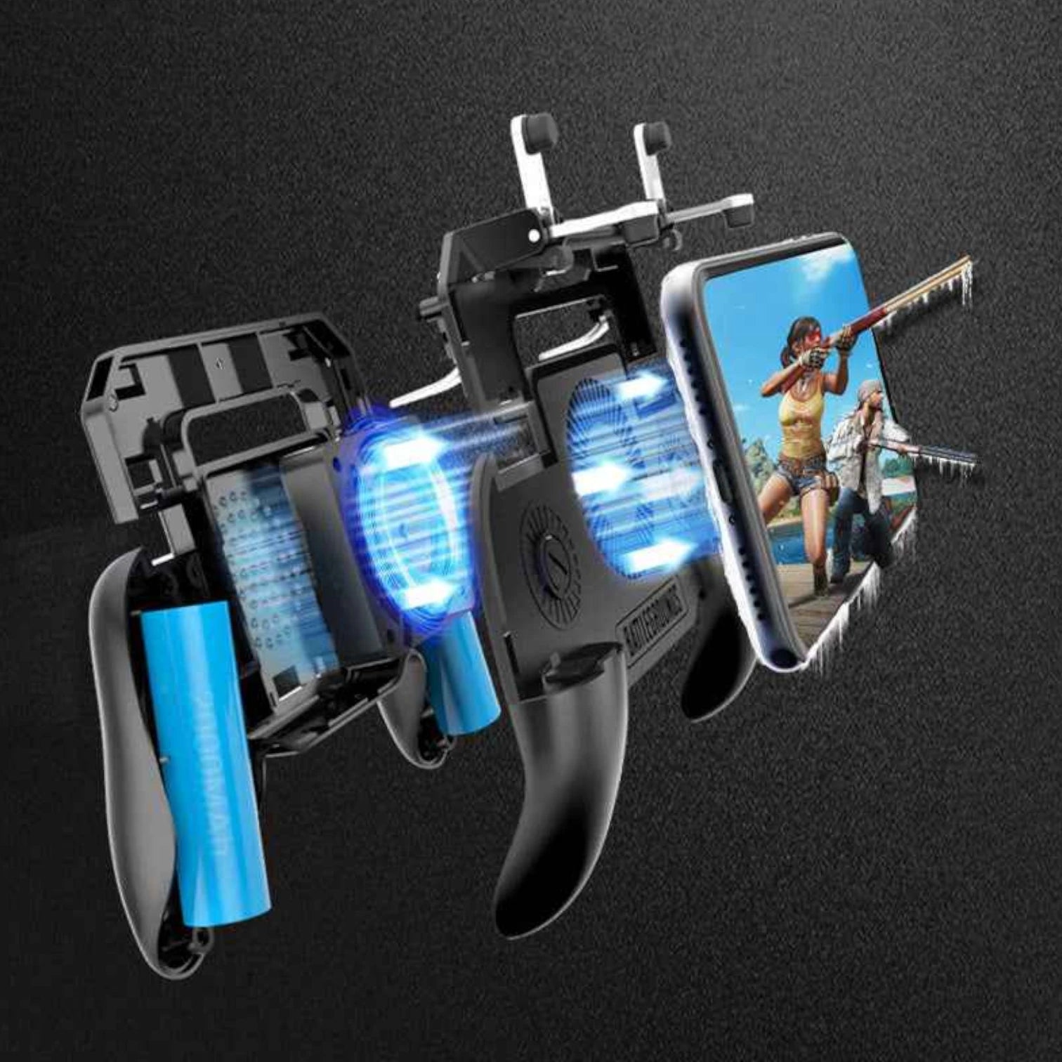Gaming Grip Station 3 in 1 Phone Gamepad with Cooler and Built-in Powerbank