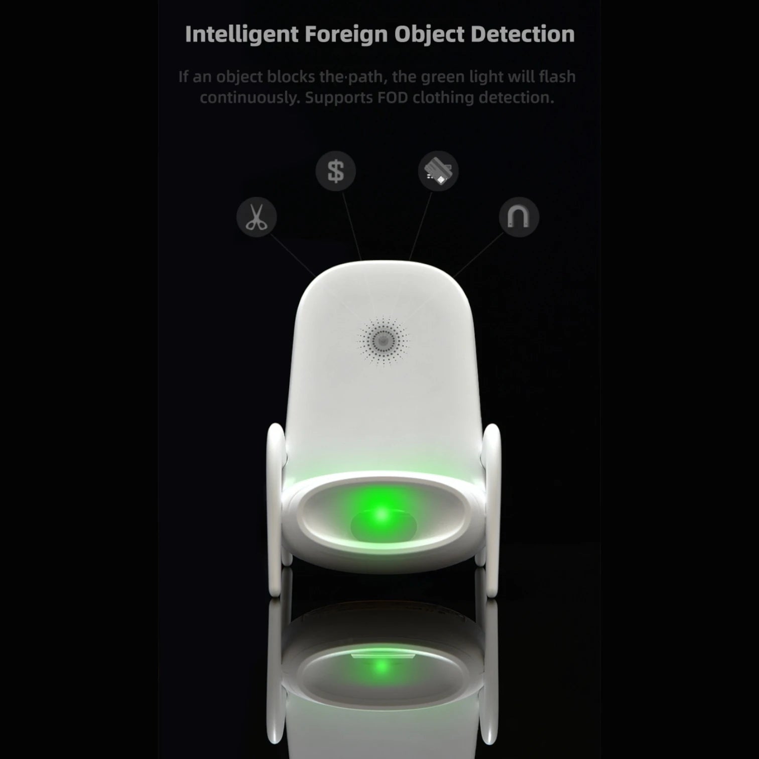 Chair Wireless Charger 15W Fast Charging Desktop Stand 2 in 1 Phone Holder