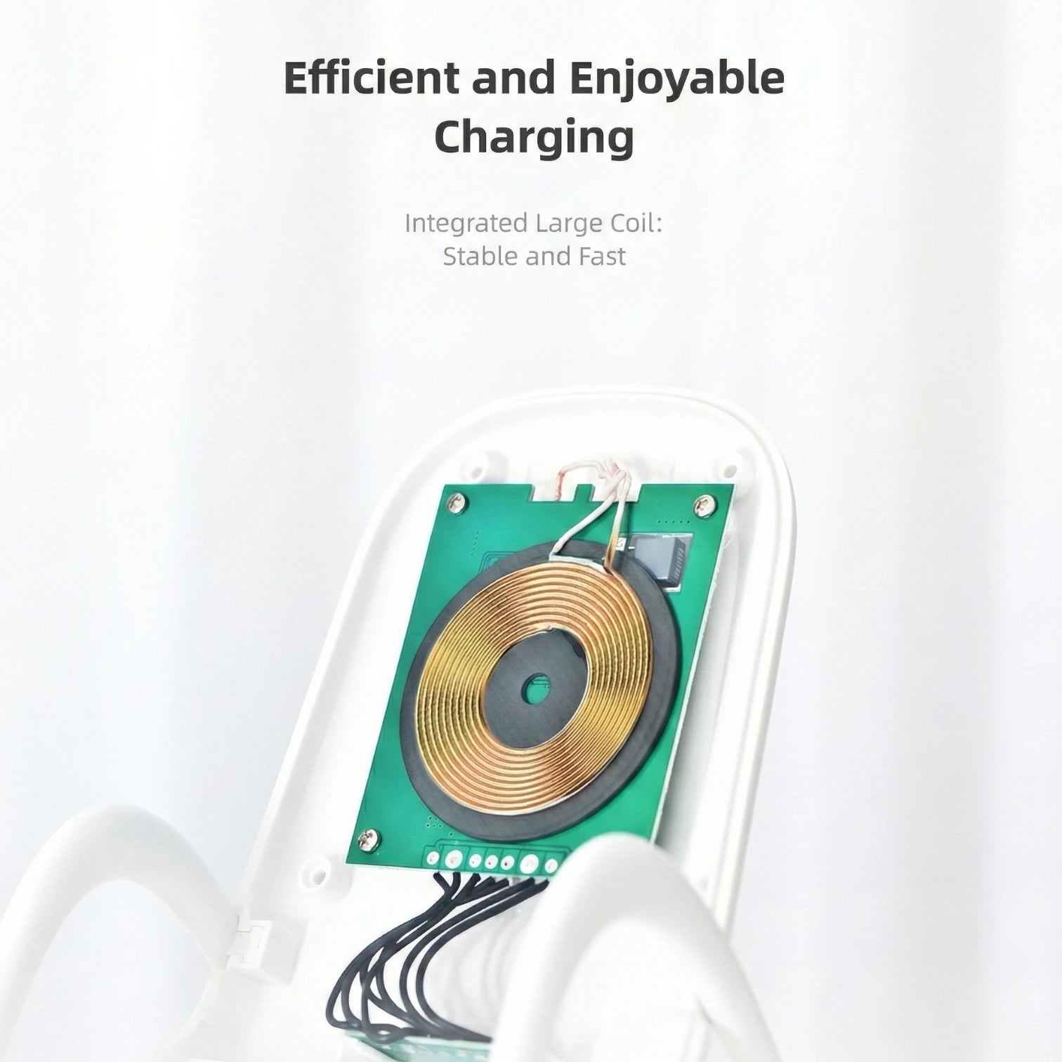 Chair Wireless Charger 15W Fast Charging Desktop Stand 2 in 1 Phone Holder