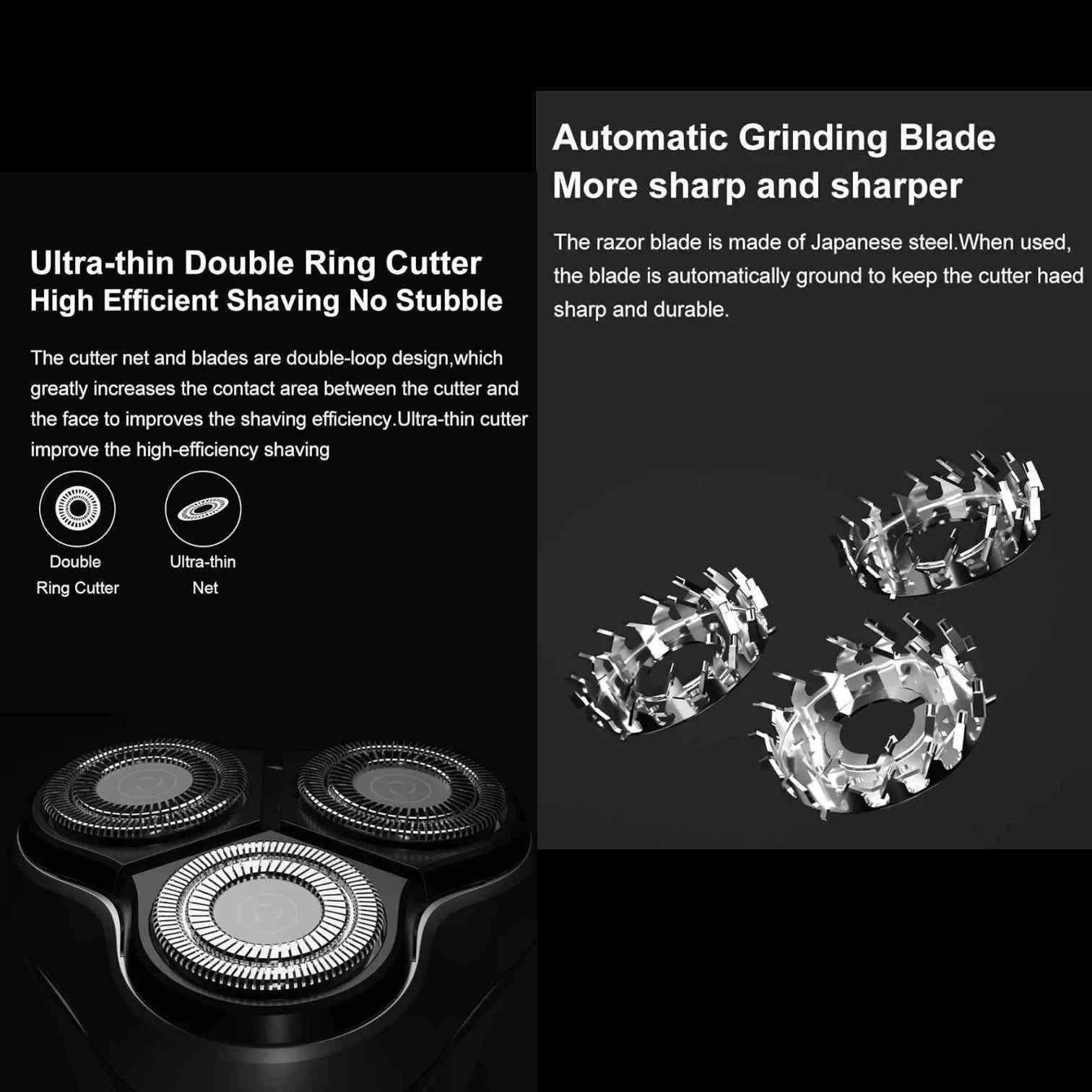 ENCHEN Blackstone Electric Rotary Shaver - Precision, Power and Long Endurance