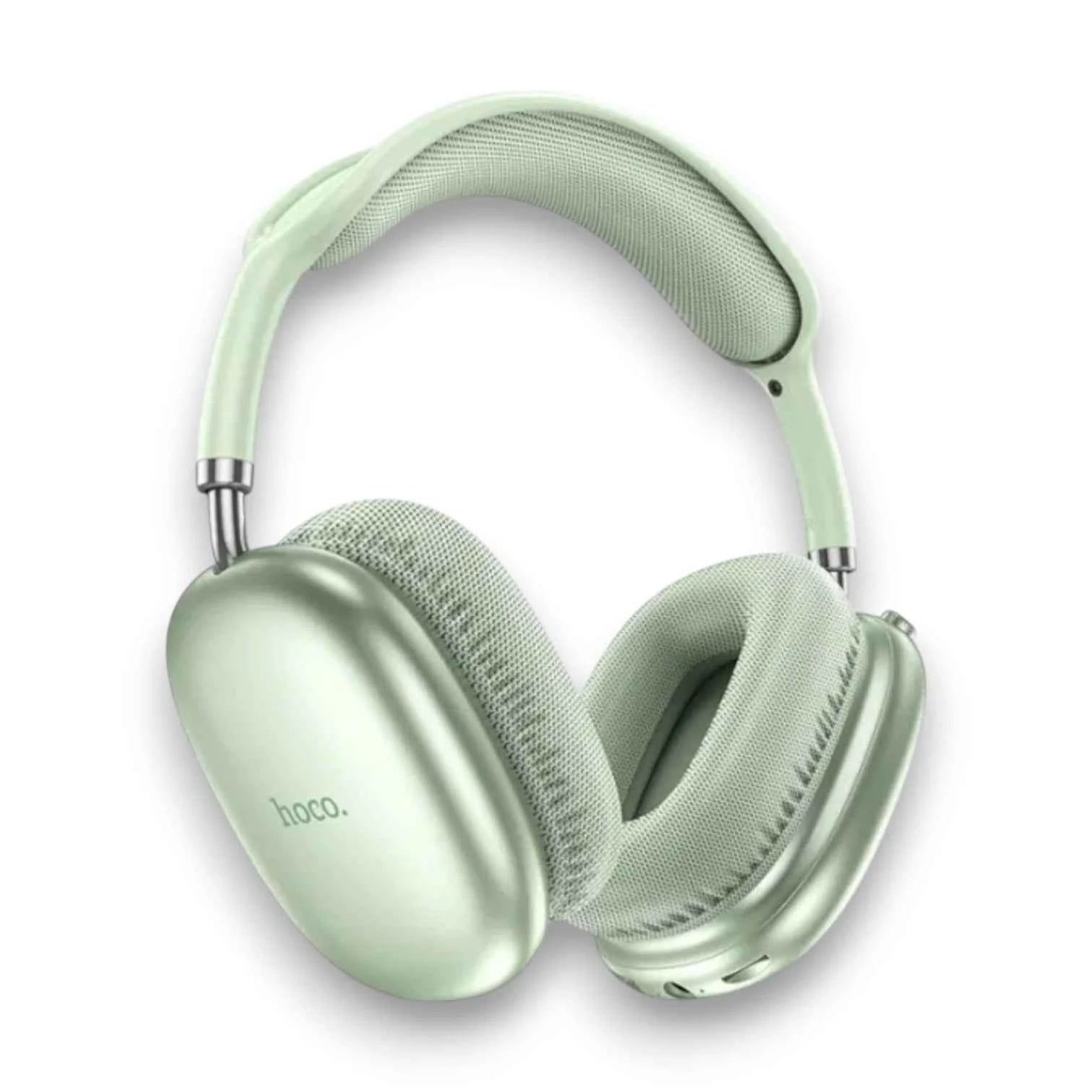 HOCO W35 Air Wireless Bluetooth 5.3 Headphones 45H Playtime HiFi Stereo Over-Ear Headset Mic AUX TF
#Color=Green,Verde